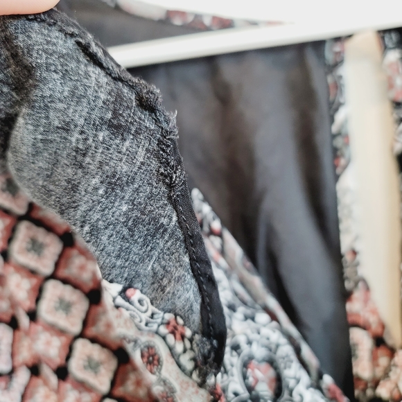 💕 Wild Blue Sadie Robertson Black Boho Romper Medium - Picture 13 of 15